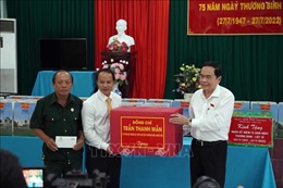 Ủy viên Bộ Chính trị Trần Thanh Mẫn thăm, tặng quà người có công tại Bà Rịa-Vũng Tàu