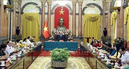 Chủ tịch nước gặp mặt Đoàn đại biểu Mẹ Việt Nam Anh hùng, thân nhân liệt sỹ