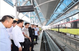 Thủ tướng kiểm tra tiến độ đường sắt đô thị đoạn Nhổn - Ga Hà Nội