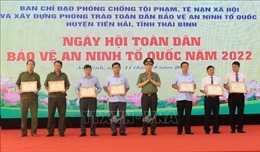 Sôi nổi Ngày hội toàn dân bảo vệ an ninh Tổ quốc năm 2022 tại Thái Bình