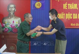 Nhiều hoạt động chia sẻ khó khăn với nạn nhân chất độc da cam tại Ninh Bình