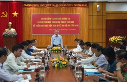 Kiểm tra việc triển khai thực hiện Nghị quyết Đại hội XIII của Đảng tại Tây Ninh