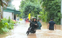 Mưa lớn khiến nhiều địa phương của Quảng Ninh bị ngập lụt cục bộ