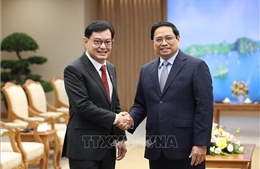 Thủ tướng Phạm Minh Chính tiếp Phó thủ tướng Singapore Heng Swee Keat 