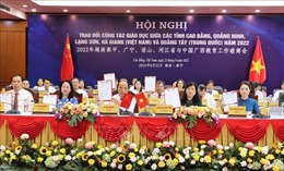 Tăng cường hợp tác giáo dục giữa 4 tỉnh biên giới Việt Nam với tỉnh Quảng Tây (Trung Quốc)
