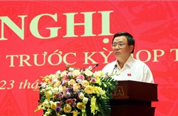 Đoàn đại biểu Quốc hội tỉnh Quảng Ninh tiếp xúc cử tri trước Kỳ họp thứ 4