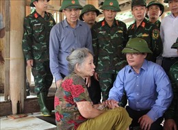 Chủ tịch UBND tỉnh Nghệ An kiểm tra, chỉ đạo khắc phục hậu quả lũ quét tại huyện Kỳ Sơn