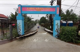 Nhiều địa bàn thấp trũng ở Thừa Thiên - Huế bị ngập lụt