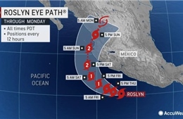 Mexico đối mặt với nguy cơ lũ quét và lở đất do bão nhiệt đới Roslyn