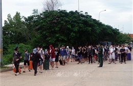 Tiếp nhận thêm 67 công dân Việt Nam trở về từ Campuchia