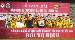 Đội tuyển TP Hồ Chí Minh 1 vô địch Giải bóng đá nữ quốc gia 2022