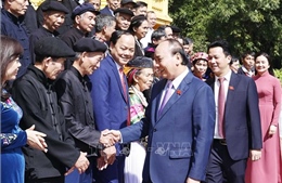 Chủ tịch nước gặp mặt đoàn đại biểu người có uy tín tiêu biểu tỉnh Hà Giang