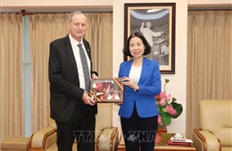 Tổng Giám đốc TTXVN Vũ Việt Trang tiếp Đại sứ Israel tại Việt Nam