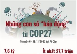 Những con số &#39;báo động&#39; từ COP27