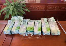 Những gói nylon màu xanh phát hiện trên vùng biển Quảng Trị là ma túy
