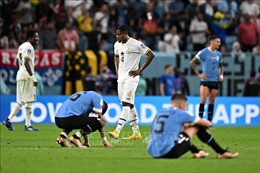 Bảng H - Thắng Ghana 2-0, Uruguay vẫn phải nói lời chia tay giải đấu
