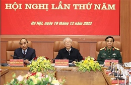Tổng Bí thư Nguyễn Phú Trọng chủ trì Hội nghị Quân ủy Trung ương lần thứ năm
