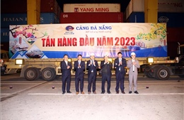 Cảng Đà Nẵng đón tấn hàng đầu năm mới 2023