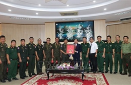 Đoàn công tác của Campuchia thăm, chúc Tết cổ truyền Việt Nam