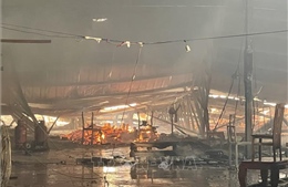 Đồng Nai: Cháy lớn tại cơ sở gia công đồ gỗ, thiêu rụi nhiều tài sản
