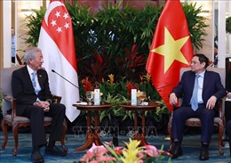 Thủ tướng Phạm Minh Chính tiếp Bộ trưởng cao cấp Singapore Teo Chee Hean