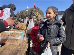 Động đất tại Thổ Nhĩ Kỳ, Syria: Hàng cứu trợ quốc tế tiếp tục gửi về vùng thiên tai