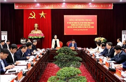 Ủy viên Bộ Chính trị Trương Thị Mai làm việc với Ban Thường vụ Tỉnh ủy Bắc Ninh