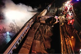 Hy Lạp: Số người thiệt mạng trong vụ va chạm tàu hỏa tăng lên 26 