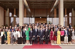 Chủ tịch Quốc hội Vương Đình Huệ tiếp Đoàn doanh nghiệp thuộc Hội đồng kinh doanh Hoa Kỳ-ASEAN