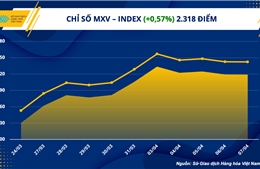 Giá hàng hóa nguyên liệu thế giới biến động mạnh