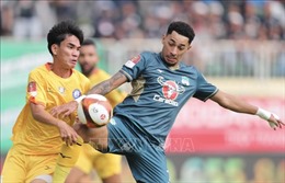 V.League 1: Hoàng Anh Gia Lai chia điểm với tân binh Khánh Hòa