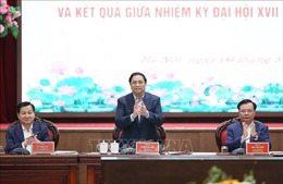 Thủ tướng chủ trì làm việc giữa Thường trực Chính phủ với Ban Thường vụ Thành ủy TP Hà Nội