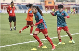 SEA Games 32: Đội tuyển nữ Việt Nam đã tập kỹ chiến thuật cho trận gặp Philippines