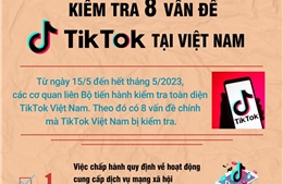 Kiểm tra 8 vấn đề TikTok tại Việt Nam