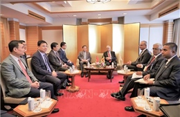 Phó Thủ tướng Trần Lưu Quang gặp Tổng thống Sri Lanka và Chủ tịch Hạ viện Nhật Bản