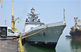 Hai tàu Hải quân Ấn Độ thăm xã giao thành phố Đà Nẵng