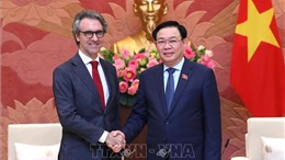 Chủ tịch Quốc hội tiếp Đại sứ, Trưởng Phái đoàn EU và Đại sứ Thụy Sĩ tại Việt Nam