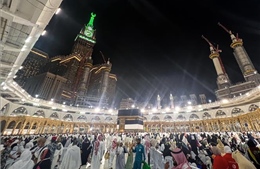 Saudi Arabia đón dòng người dự lễ hành hương Hajj đông nhất từ năm 2019