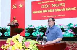 Thủ tướng Phạm Minh Chính: Phát huy tinh thần &#39;3 không&#39; về quân sự, quốc phòng