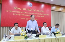 Phó Thủ tướng Trần Lưu Quang: Cần có cơ chế đặc thù cho ngành Khoa học và Công nghệ