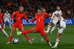 Kết thúc hiệp 1, đội tuyển nữ Bồ Đào Nha tạm dẫn trước Việt Nam 2-0