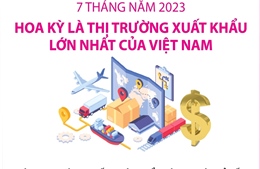 7 tháng năm 2023: Hoa Kỳ là thị trường xuất khẩu lớn nhất của Việt Nam