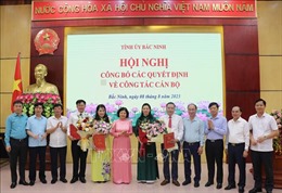 Bắc Ninh: Công bố các quyết định điều động, bổ nhiệm các lãnh đạo sở, ngành