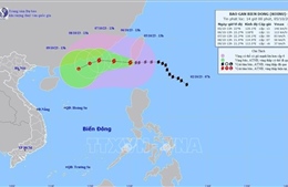 Bão KOINU đã đi vào Biển Đông, trở thành bão số 4