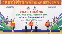 Giải vô địch Thể dục Aerobic quốc gia 2023: TP Hồ Chí Minh nhất toàn đoàn