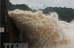 Ba hồ thủy điện ở Bình Phước xả tràn, bảo đảm an toàn hồ chứa