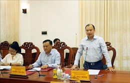 Đoàn công tác Ban Tuyên giáo Trung ương làm việc với Tỉnh ủy Ninh Thuận