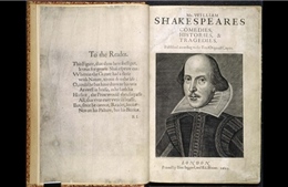 Trưng bày các bản thảo gốc của tuyển tập &#39;First Folio&#39; của đại văn hào Shakespeare