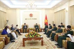 Đại tướng Phan Văn Giang tiếp Trưởng Phái đoàn Liên minh châu Âu tại Việt Nam