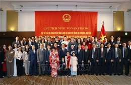 Chủ tịch nước gặp gỡ đại diện cộng đồng người Việt Nam tại khu vực Kyushu, Nhật Bản